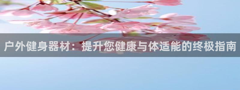 意昂体育3平台注册流程图：户外健身器材：提升您健康与