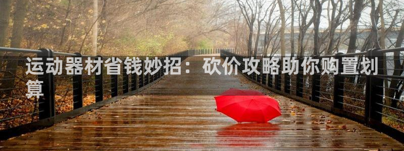 意昂3集团官网网址：运动器材省钱妙招：砍价攻略助你购置划
算